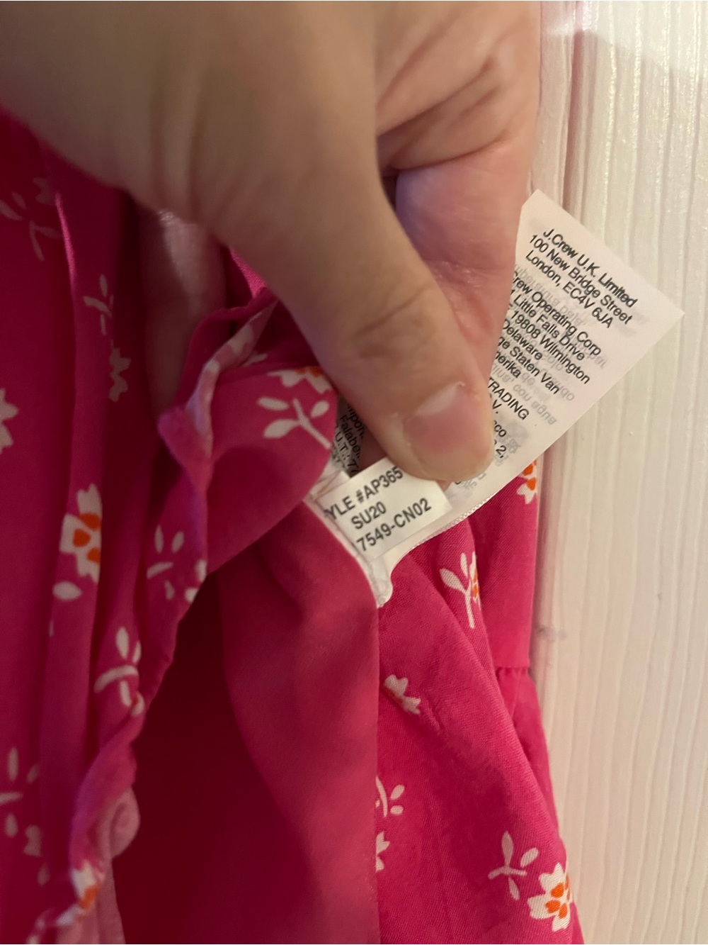 J.Crew V-neck Ruffle Dress in Floral Print - Picture 10 of 10
